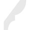 Ekena Millwork 3-in. W x 18-in. D x 24-in. H Ridgewood Architectural Grade PVC Knee Brace BRCP03X18X24RID - alternate 2
